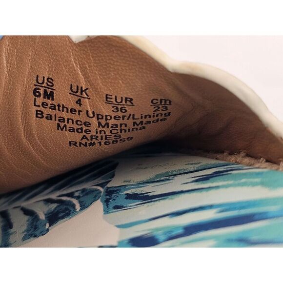 J. McLaughlin Aries White Leather Scalloped Sandals Size 6 - Picture 7 of 7